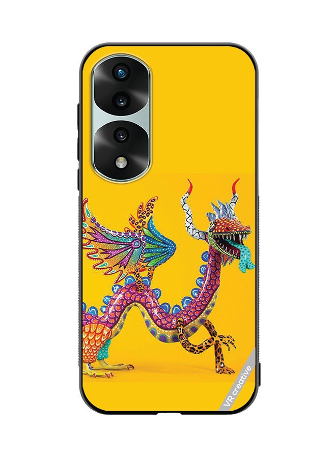 VR CREATIVE Protective Case Cover For Honor 70 Pro Dragon Design Multicolour - Image 1