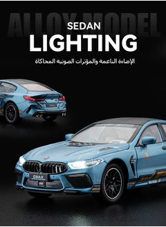 General 1/24 BMW M8 Alloy Car Model Simulation Coupe Mold Ornaments Boy Toy Car  - Image 4