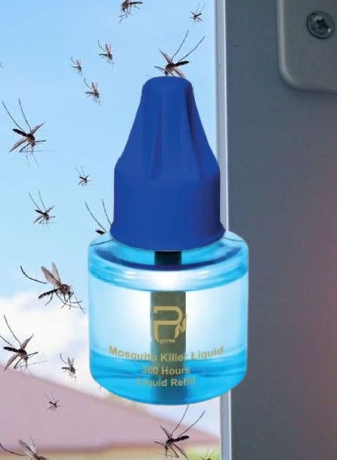 بيرون سائل قاتل البعوض عبوة إعادة تعبئة ازرق 45مل - Image 2