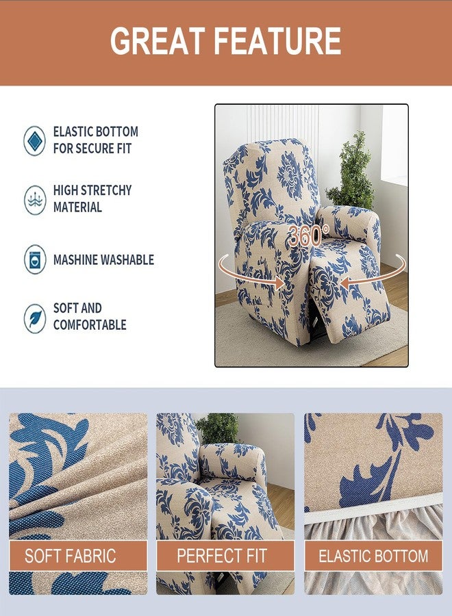 Eco-Ancheng أغطية كراسي الاسترخاء من إيكو-أنشنغ، 4 قطع، أغطية كراسي الاسترخاء من ليزي بوي، أغطية أرائك الاسترخاء، أغطية كراسي الاسترخاء، أغطية كراسي الاسترخاء، أغطية مانعة للانزلاق مع جيوب تخزين، واقي أثاث لغرفة المعيشة - Image 2