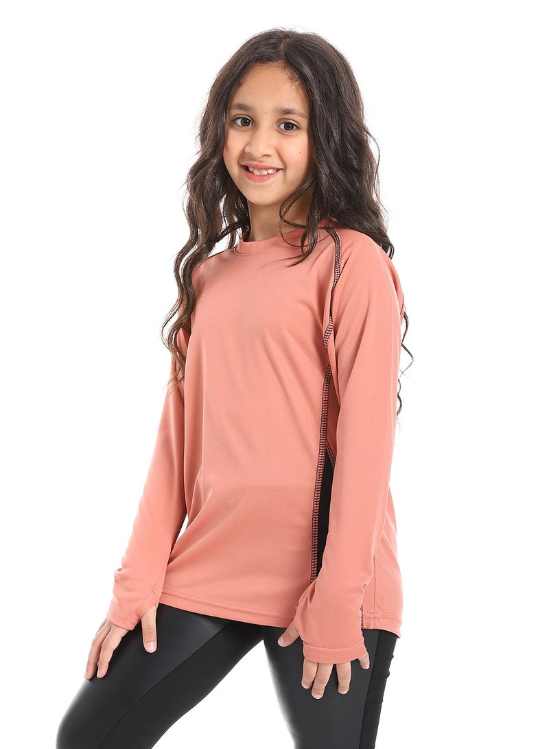 Caesar Girls' sports T-shirt with sleeves and a handle - Image 3