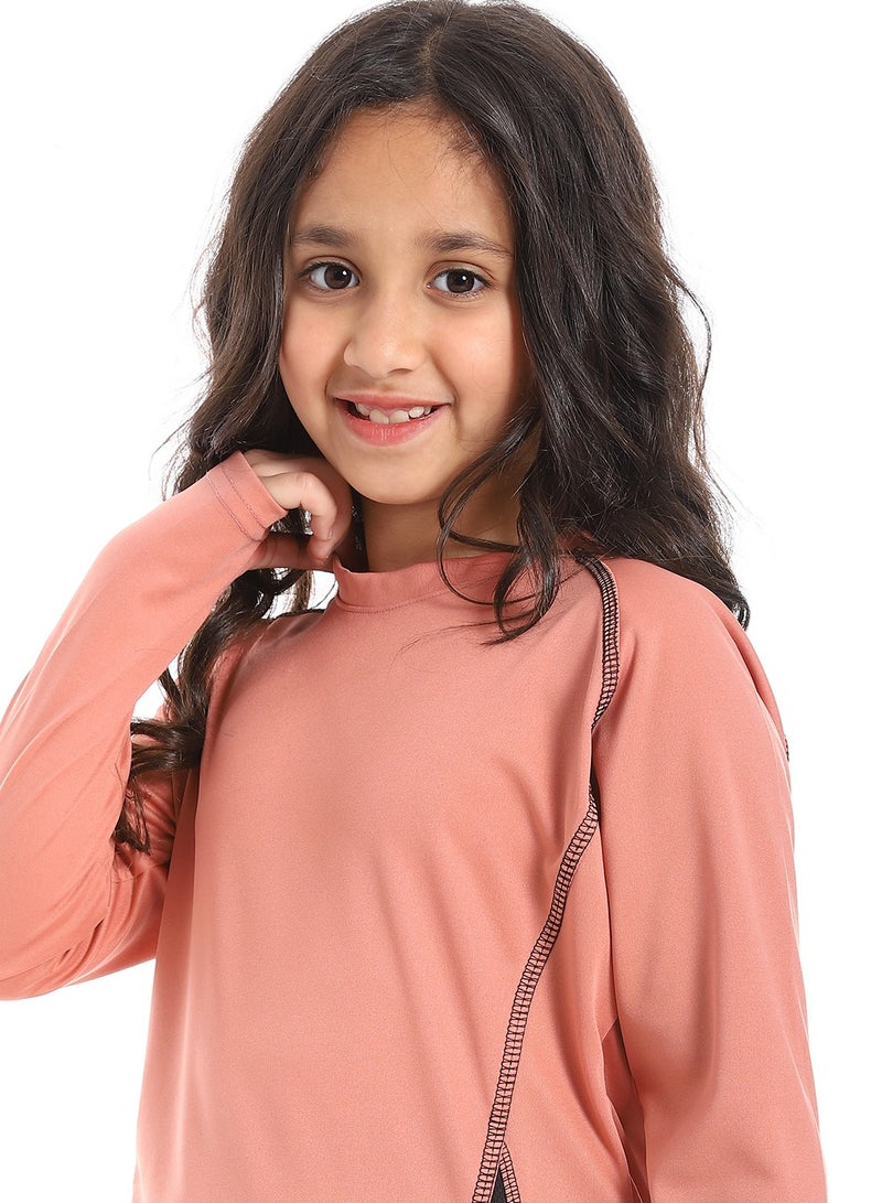 Caesar Girls' sports T-shirt with sleeves and a handle - Image 5