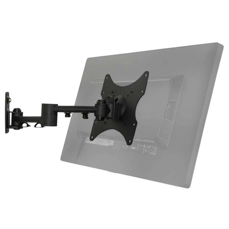 Mount-It! Full Motion TV Wall Mount Bracket for 13-42â€ Screens â€“ 18" Articulating Arm, Quick Release Plate, Tilt Swivel Rotate, Anti-Theft Lock, Single Stud Install, Supports 44 lbs, VESA 75â€“200 - Image 2