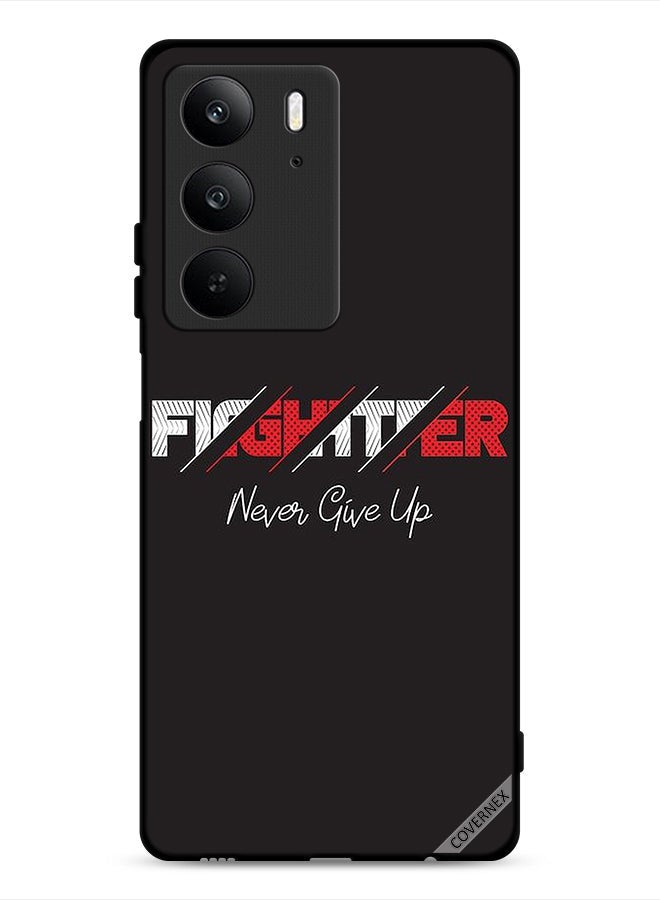 Covernex Realme C75 4G Protective Case Cover Fighter Never Give Up - Image 1