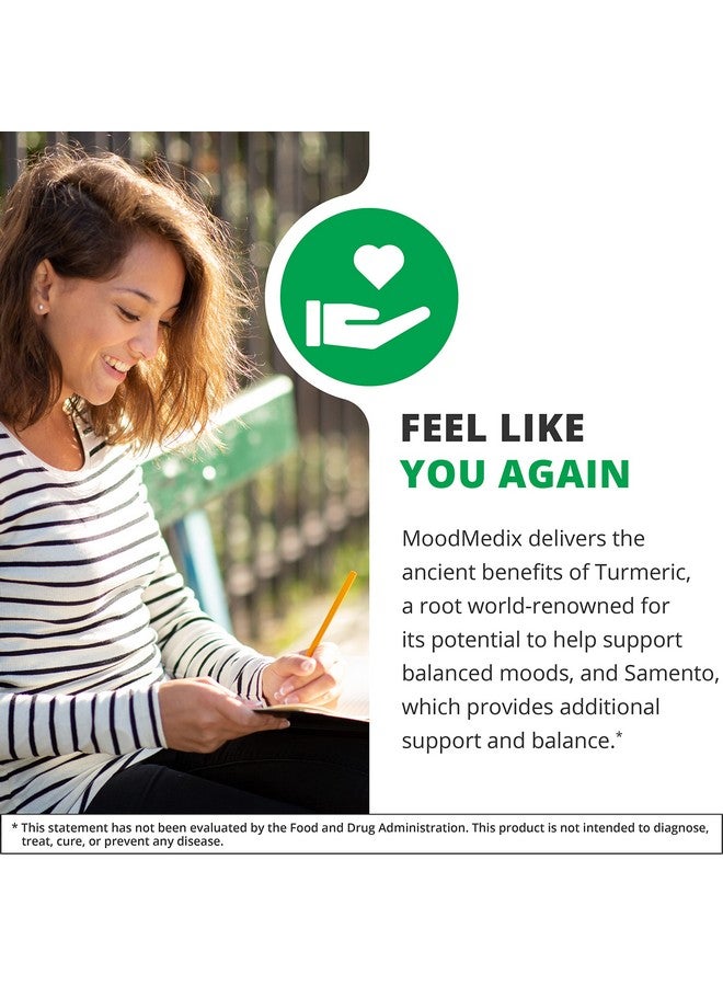 Nutramedix Moodmedix Mood Support Supplement With Bioavailable Liquid Cat Claw & Turmeric Root Drops Mood Stress Response & Emotional Support Supplement Liquid Herbal Extract Tincture (1Oz) - Image 4