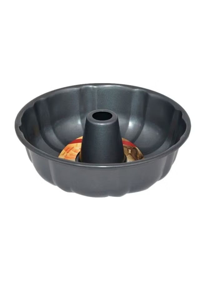 25cm grooved cake pan, 25cm black