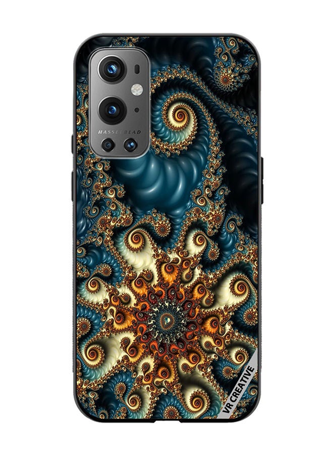 VR CREATIVE Protective Case Cover For OnePlus 9 Pro Mandala Design Multicolour - Image 1