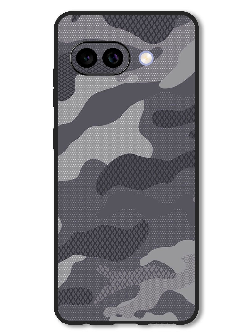 Theodor Case Compatible with Google Pixel 9A Protection Shockproof Bumper Cover Camouflage - Image 1