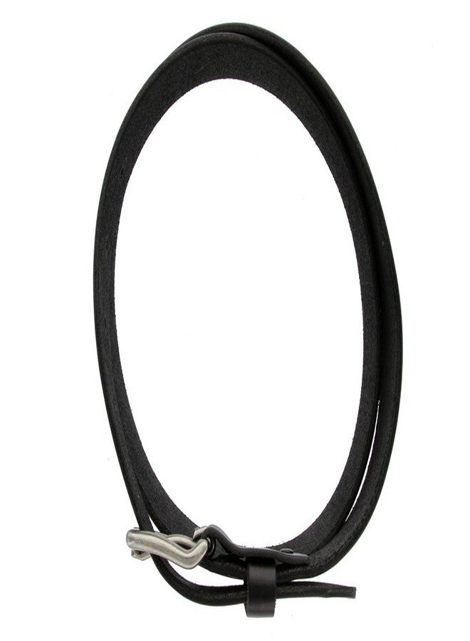 بيلتس.كوم حزام جينز رجالي من الجلد الطبيعي الكامل من Belts.com، موديل A399، أسود، مقاس 34، عرض 1.5 بوصة - Image 2
