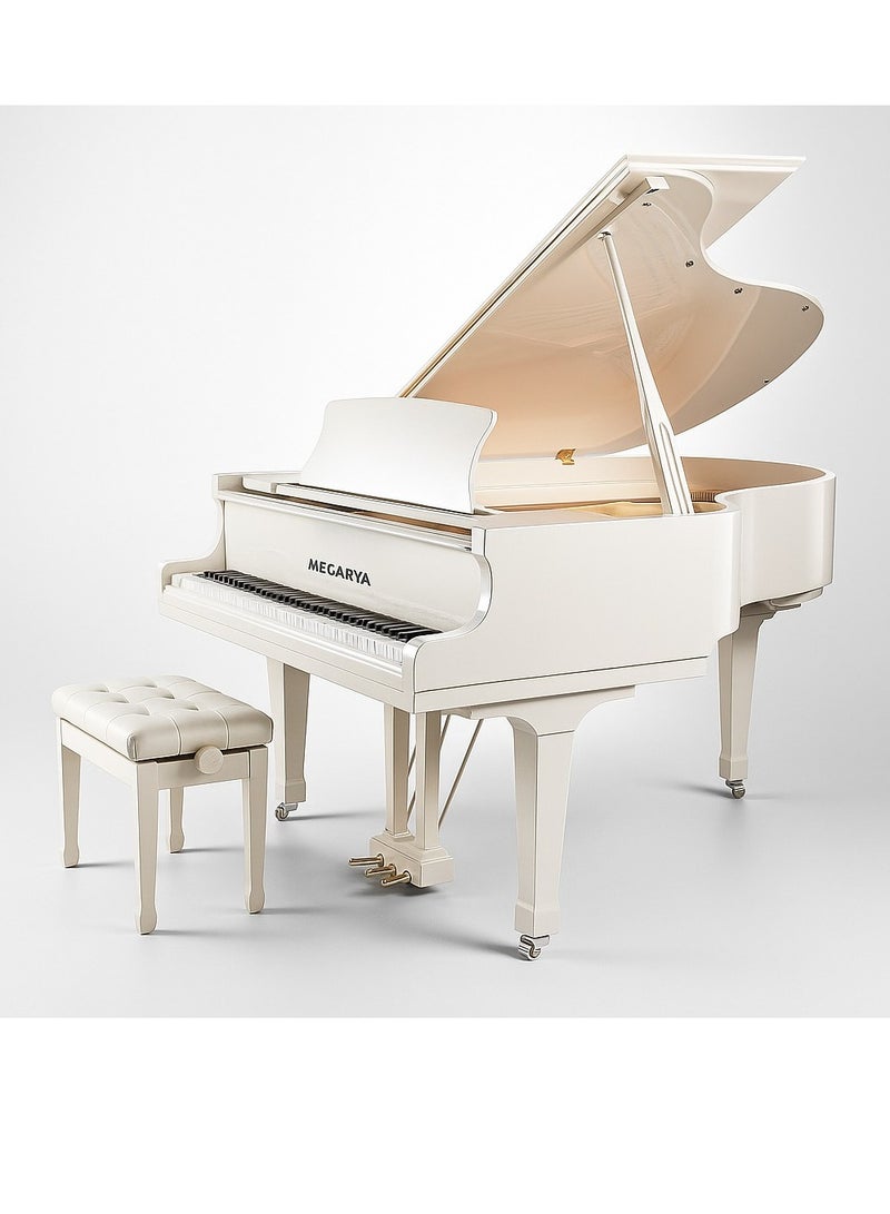 Megarya Megarya White Self Playing Grand Piano 