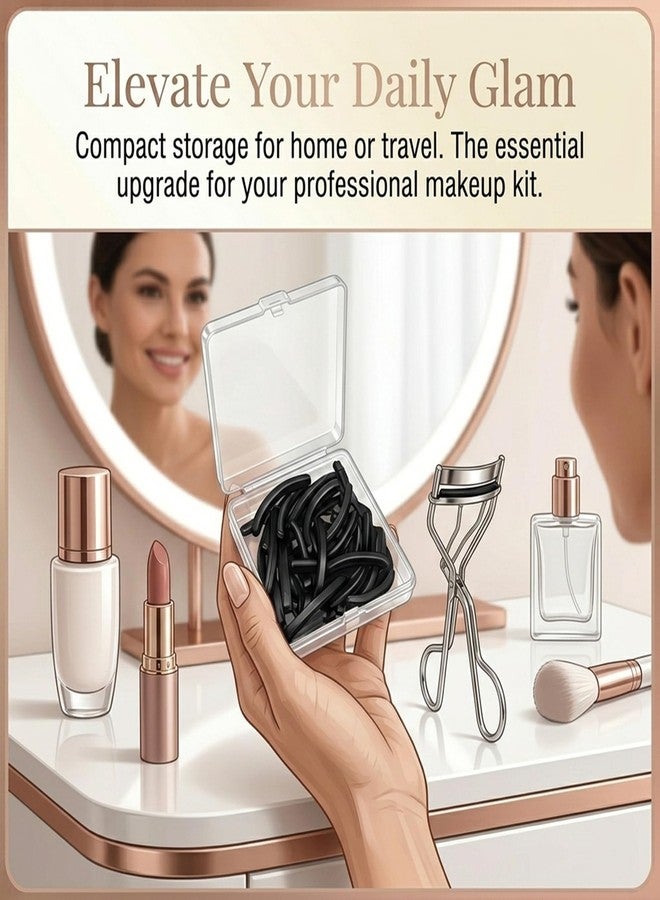 AETUXU 50Pack Compatible for Shiseido Eyelash Curler Refill Pads,Bulk 50-Piece Silicone Eyelash Curler Refills Compatible wtih Shiseido Lash Curler-Long Lasting Use. - Image 2