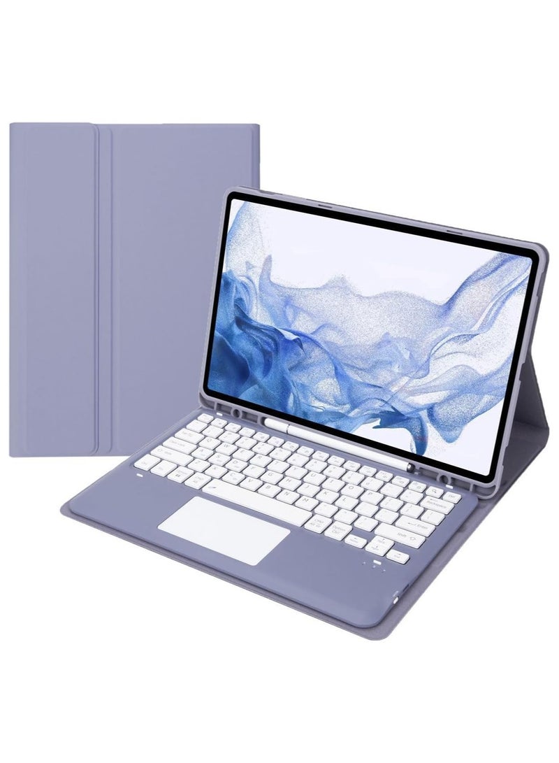 general Keyboard Case Compatible with Samsung Galaxy Tab S10 Ultra 14.6 Inch 2024 with Detachable Touch Keyboard and Protective Case with Pen Slot - Image 1