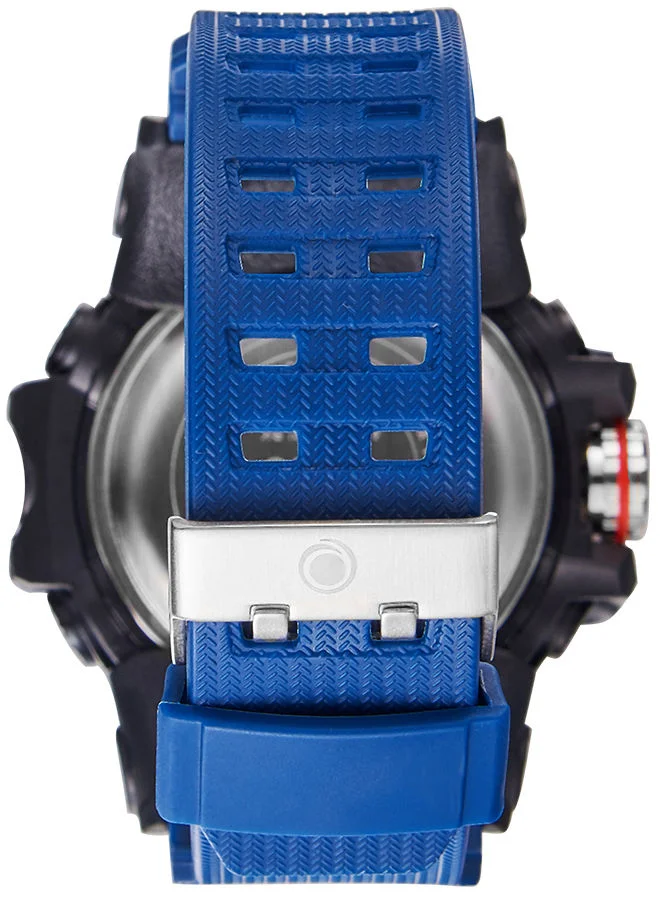 ASTRO Men Analog+Digital Round Polyurethane Wrist Watch A22803-PPLBK
