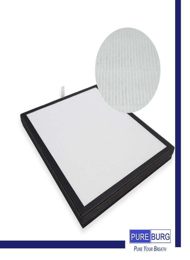 PUREBURG فلتر بديل من بيوربيرغ متوافق مع أجهزة تنقية الهواء من سلسلة Wagner Switzerland WA777 883 885 886 وLEMARC USA WA777، عبوة من قطعتين H13 True HEPA لتنقية الهواء من الغبار والمركبات العضوية المتطايرة - Image 4