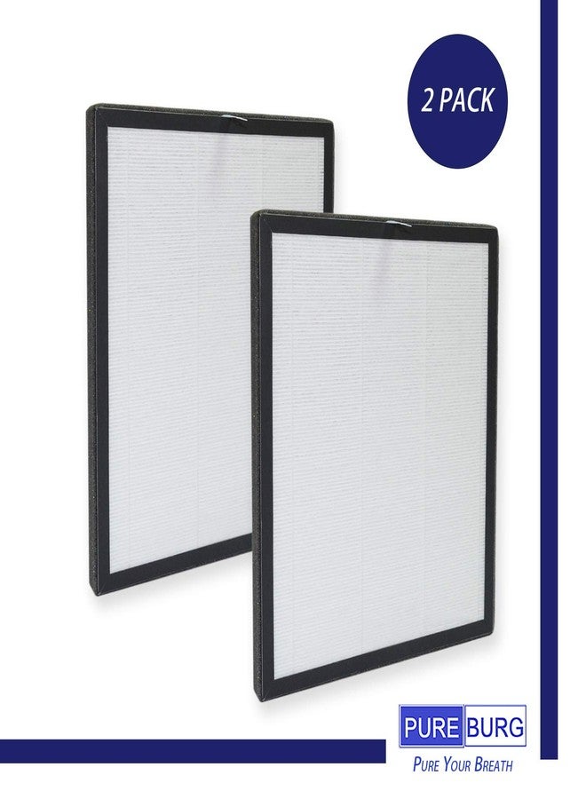 PUREBURG فلتر بديل من بيوربيرغ متوافق مع أجهزة تنقية الهواء من سلسلة Wagner Switzerland WA777 883 885 886 وLEMARC USA WA777، عبوة من قطعتين H13 True HEPA لتنقية الهواء من الغبار والمركبات العضوية المتطايرة - Image 2