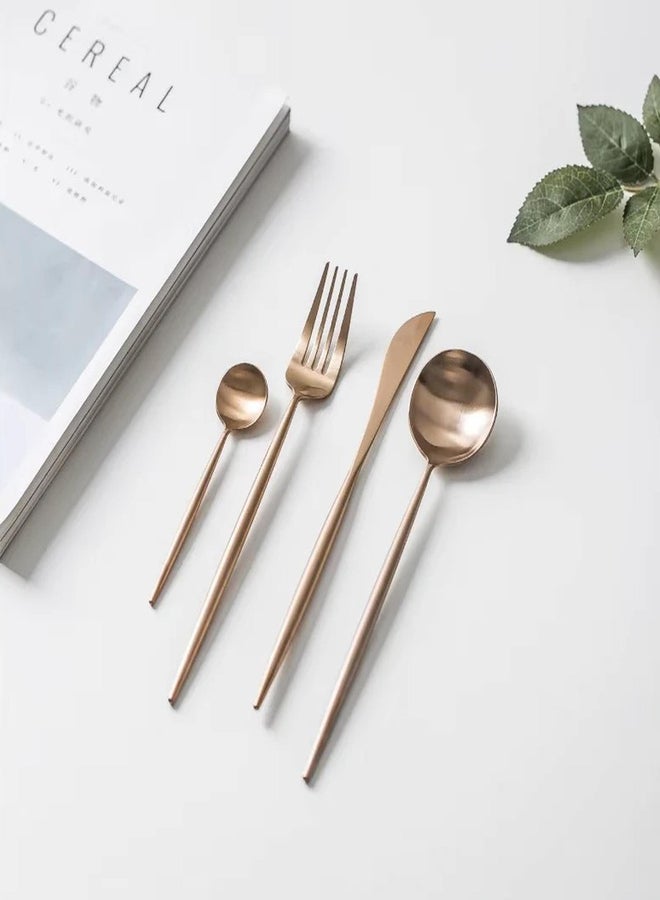 VAV GET 24-Piece Flatware Cutlery Set For 6 People - Image 2