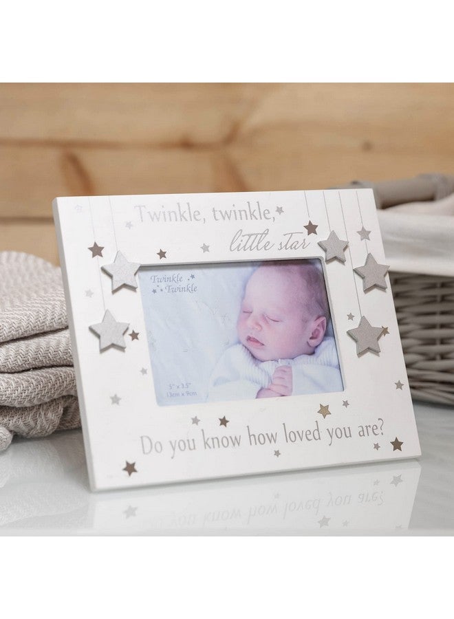 Oaktree Gifts Twinkle Twinkle Photo Frame 5" X 3.5" - Image 1