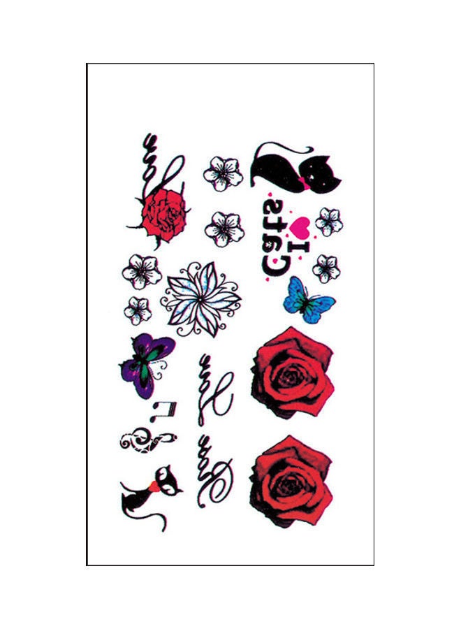 نيبمينينت ملصق تاتو مؤقت عصري مقاوم للماء متعدد الألوان - Image 1