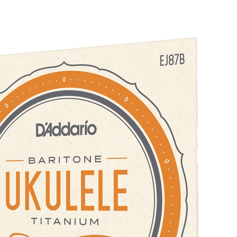 D'Addario أوتار يوكللي باريتون من د'أداريوا، تيتانيوم، EJ87B، مجموعة 4 أوتار، عبوة من 1 - Image 4