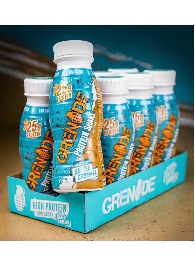Grenade Protein Shake 330ml Chocolate Salted Caramel Flavor Pack of 8 - Image 2