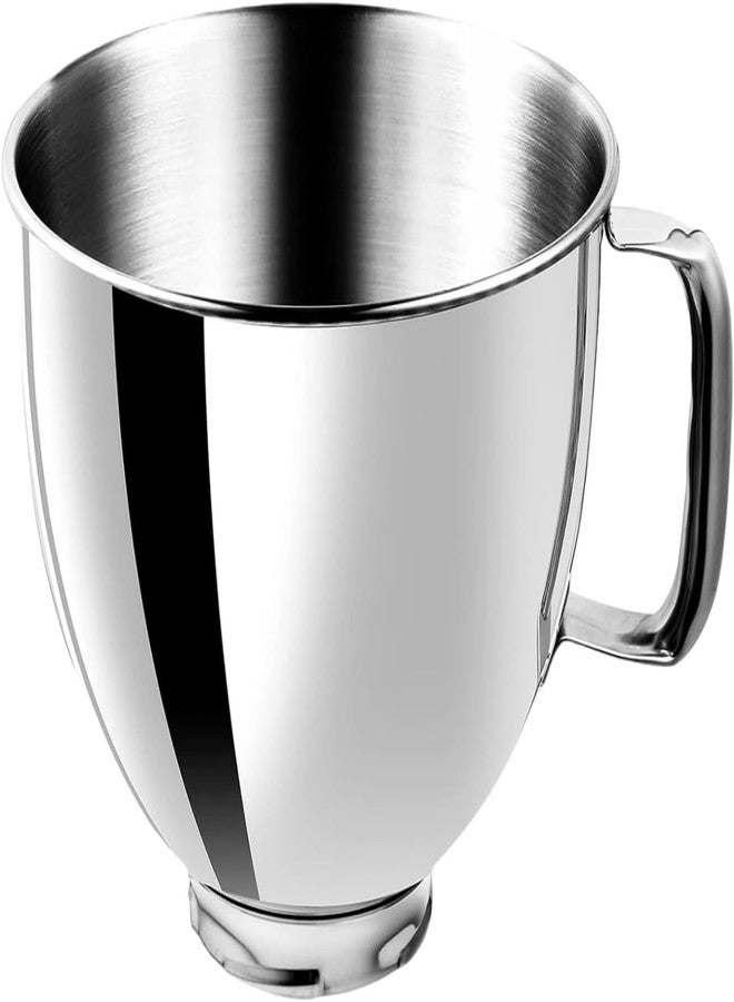 Vietora Eud 5 Quart Stainless Steel Mixer Bowl Compatible with KitchenAid 4.5 & 5 QT Tilt-Head Stand Mixers, Durable KitchenAid Replacement Bowl, Mixer Accessories for Baking & Cooking - Image 1