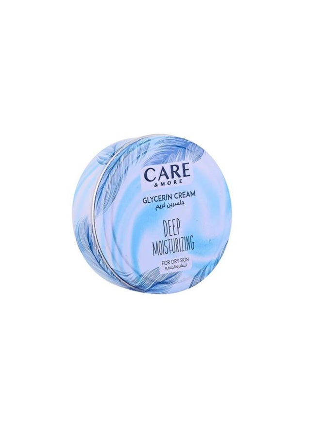 Care & More Glycerin Moisturizing Body Cream for Dry Skin - 125 ml