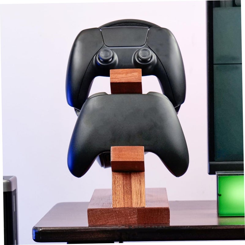 Universal Gaming Controller Stand Headset Holder Storage Rack Organizer Black - Image 5