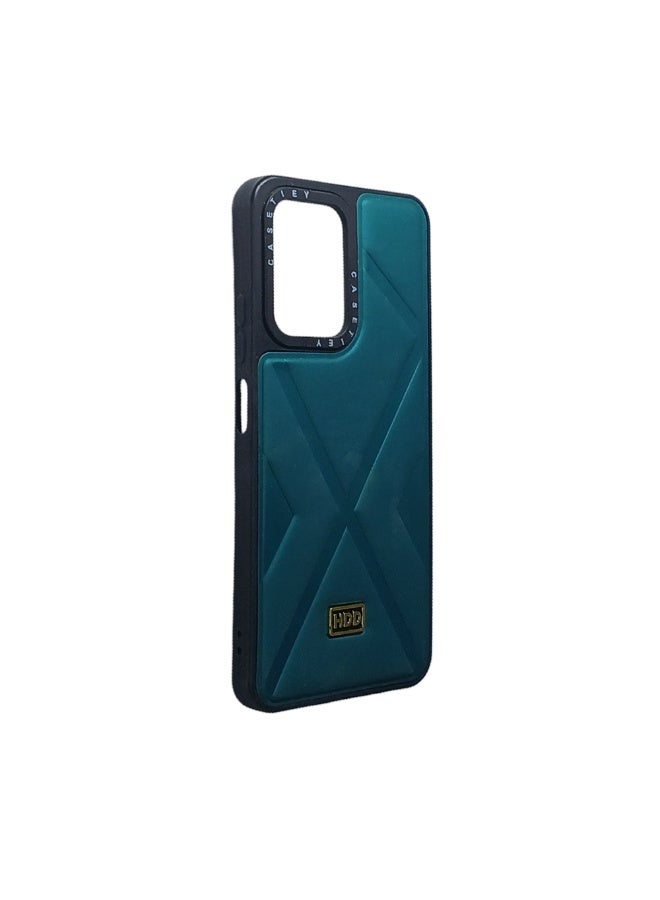 Phone Back Cover leather for Realme C33 green - Image 4