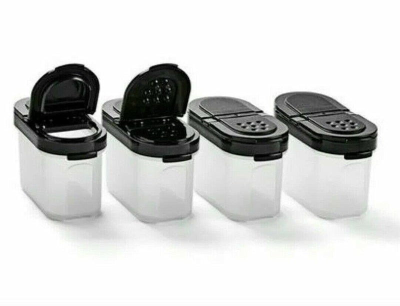 Tupperware MODULAR MATES Small SPICE SET of 4 NEW Black Seals - Image 3