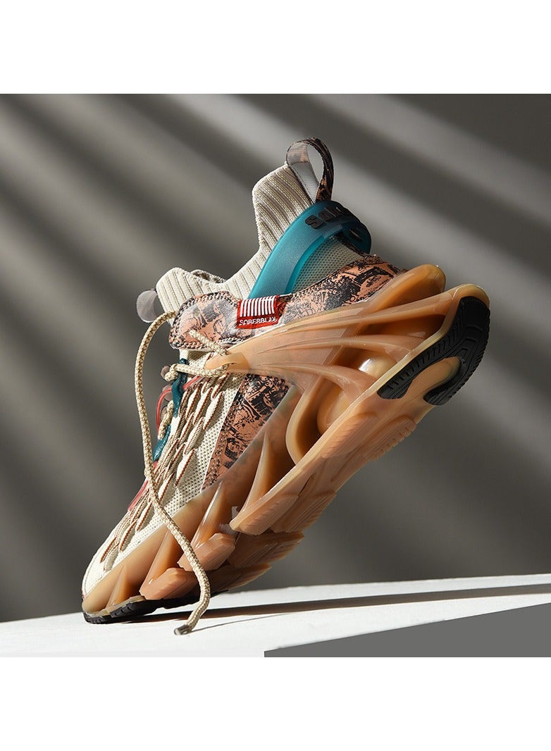 KUYING New Beacon Blade Sole Flyknit Sports Shoes - Image 1