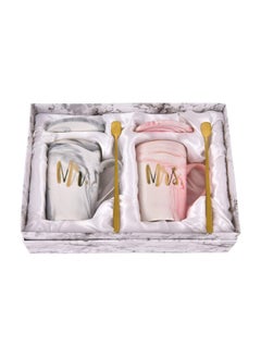 dreamons link Dreamons Link Mr And Mrs Coffee Mug Set Multicolour  - Image 1