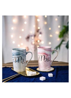 dreamons link Dreamons Link Mr And Mrs Coffee Mug Set Multicolour  - Image 3