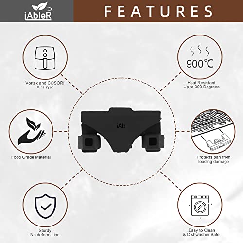 iAbler Original Air Fryer Tray Bumpers for Instant Vortex,Cosori-or Other Original Air Fryer Tray Bumpers for Instant Vortex, Cosori-or Other Air Fryers Crisper Plate Rubber Feet Replacement Parts - Image 2