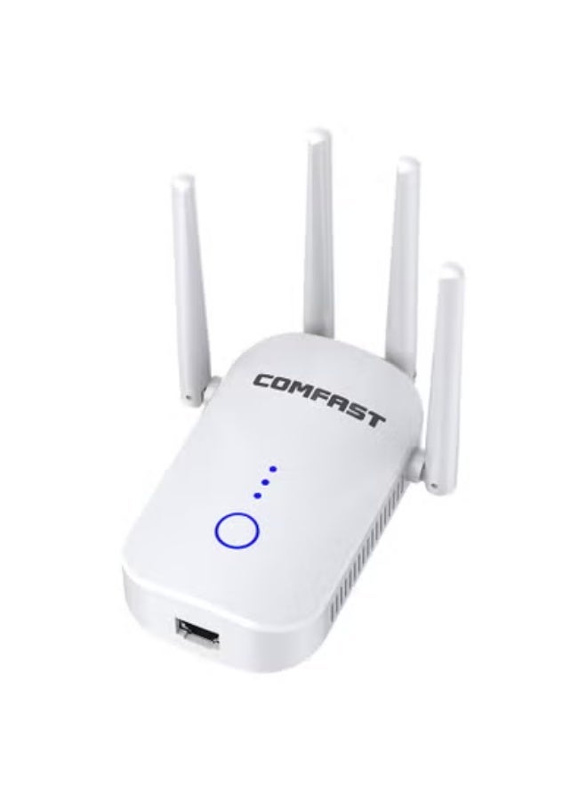 COMFAST 758AC Dual Band WiFi Repeater 1200Mbps, Wireless Signal Booster Extender With Wall Penetration For Home And Office - Image 1