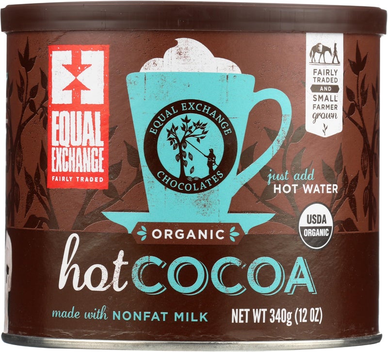 Equal Exchange Hot Cocoa Mix, Cans Chocolate, 12 Oz (ogh-equalch) - Image 1