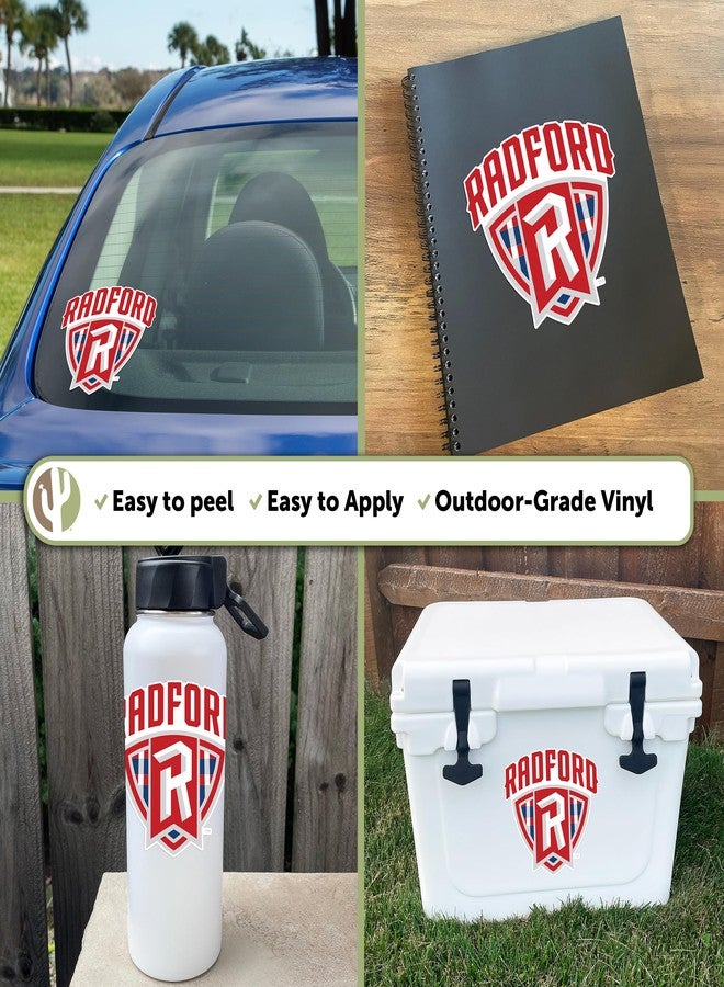 Desert Cactus Radford University Sticker Highlanders Vinyl Decal Laptop Water Bottle Car Scrapbook (IND 00002) - Image 2