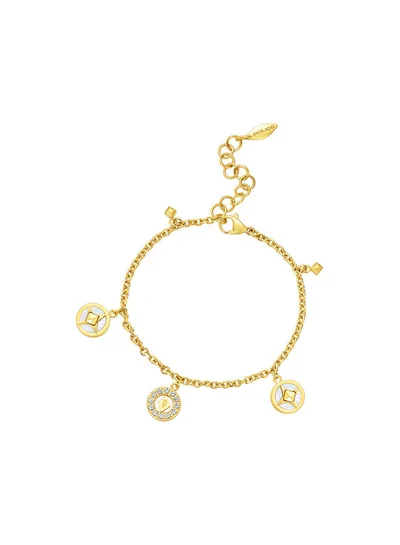 POLICE Lucky Star Bracelet for Women Gold Plating with Mother of PearlPEJLB0002005