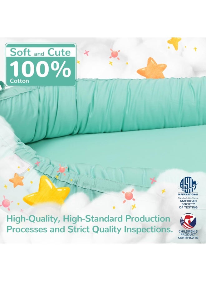 EAQ Baby Lounger, Infant Lounger for Newborn,Portable Baby Nest Cover Breathable & Soft, Newborn Essentials - Image 5