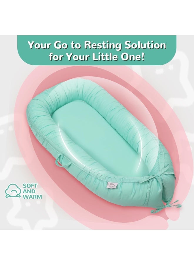 EAQ Baby Lounger, Infant Lounger for Newborn,Portable Baby Nest Cover Breathable & Soft, Newborn Essentials - Image 2