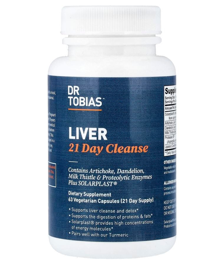Dr. Tobias Liver 21 Day Cleanse 63 Vegetarian Capsules