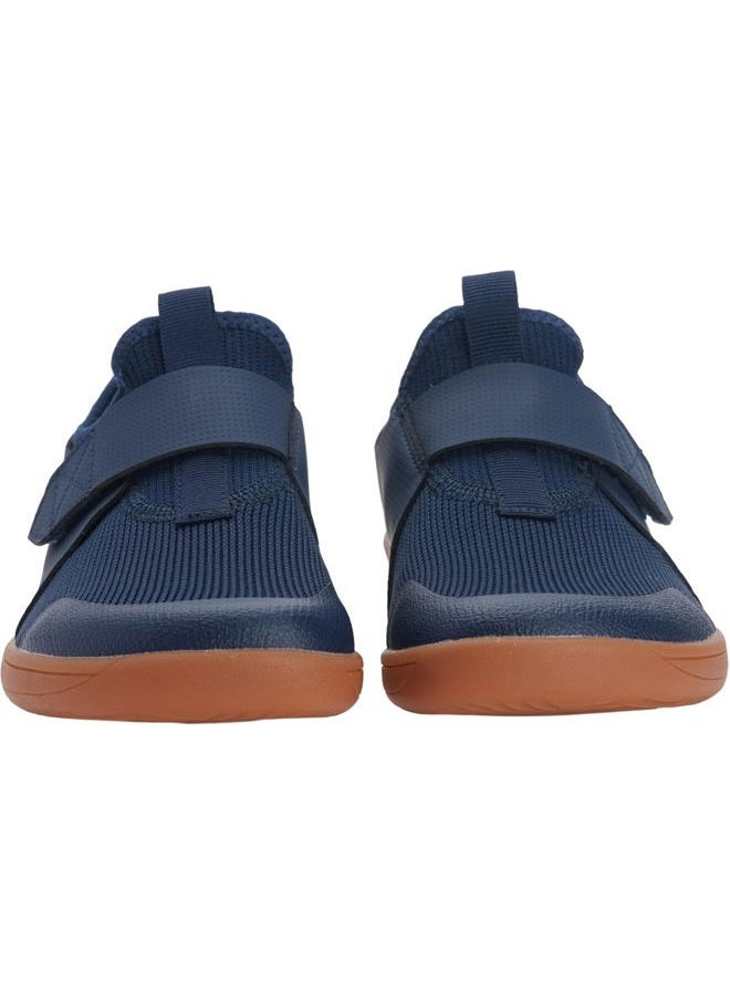 WHITIN Toddler/Kids Wide Barefoot Shoes for Boys/Girls Pull-On Sneakers Minimalist Wide Width Zero Drop Size 10 Walking Jogging Sports Jump Runner Tennis Navy Blue 27 - Image 2