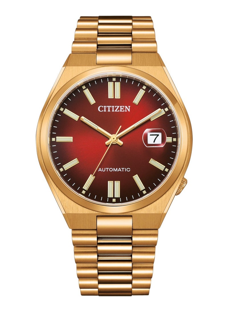 Citizen Boutique Citizen Red Dial Gold Watch Stainless Automatic NJ0153-82X - Image 1