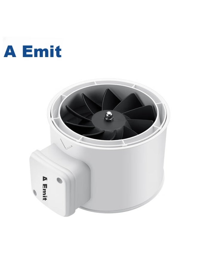 Airmate Dpt20-85a Duct Fan, Kitchen Exhaust Fan, Bathroom Ventilation Fan, Exhaust Fan, 8-inch Duct-type Extractor Fan - Image 5