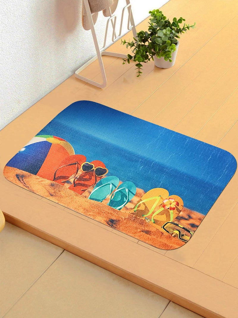 Status Contract Status 3D Printed Digital Home/Living/Lobby/Bathroom/Office Entrance Door Mat Floor Cover with Anti Slip Backing (15 x 23 inch) (Multicolour-163) - Image 1