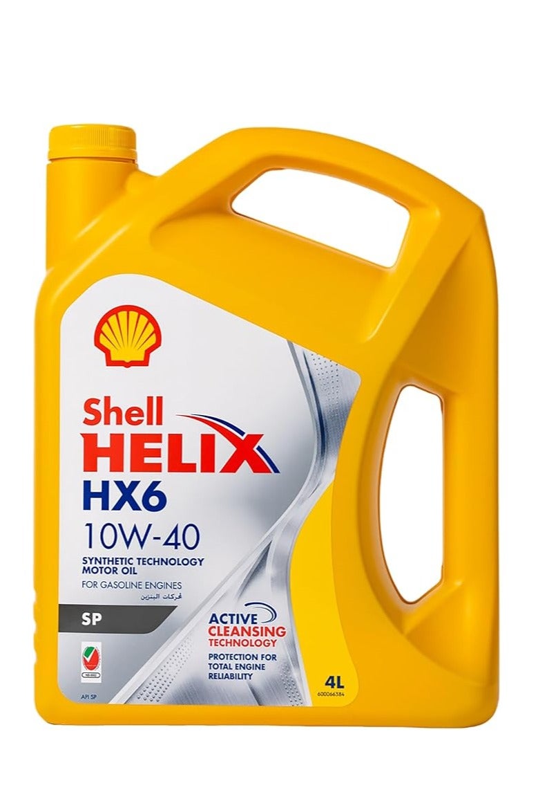 Shell Helix HX6 10W-40-4L Synthetic Tectnology Motor Oil - Image 1