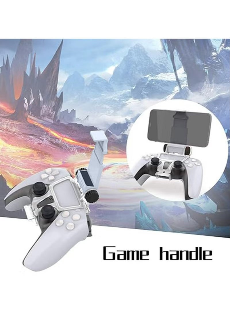 IINE - Phone Mount Clip for PS5/PS5 Slim Controller,Controller Mobile Gaming Clip,for iPhone,Android with PS Remote Play Adjustable Holder Accessories Remote Stream Gaming - Image 1