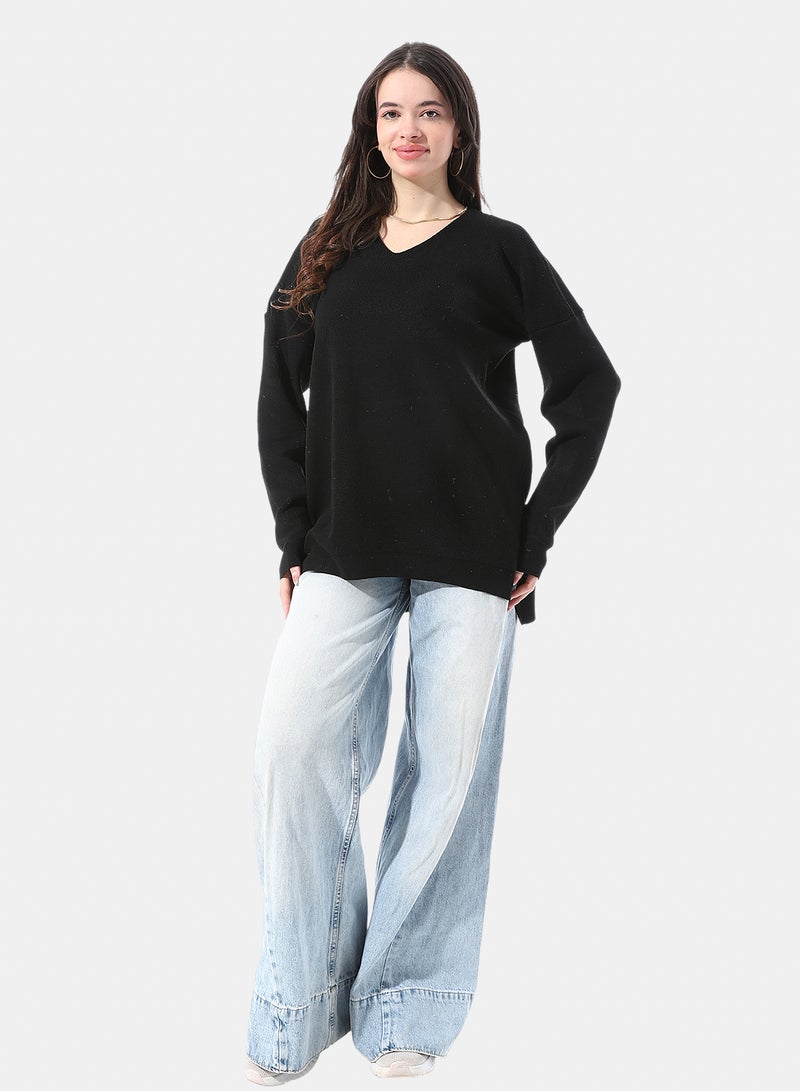 Andora Dropped Shoulders Relaxed Fit Pullover - Image 5