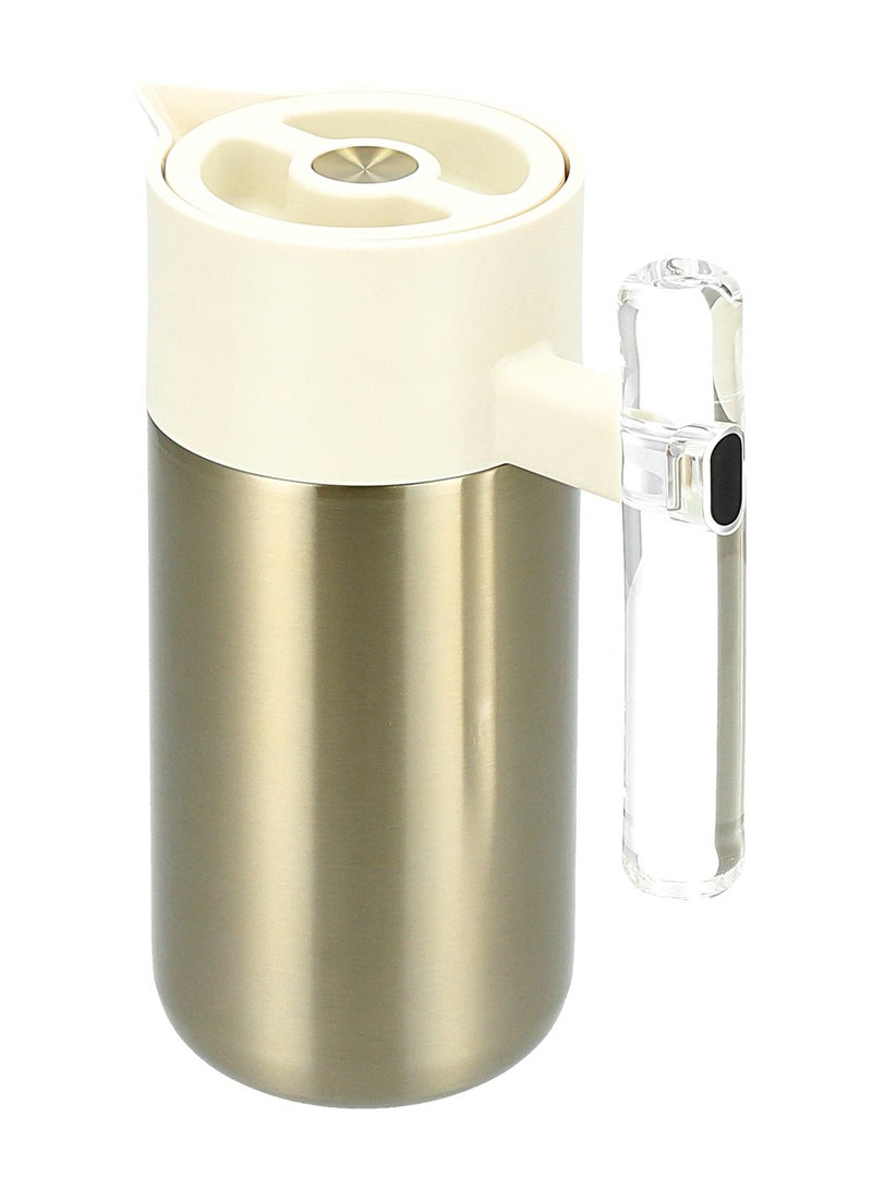 Dallaty Steel Vacuum Flask 1.2L Arab Graph Matt Gold - Image 3