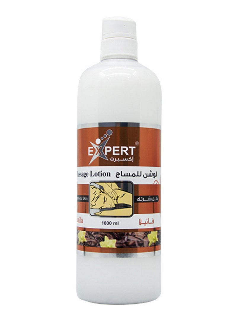 إكسبرت لوشن للمساج بالفانيليا من إكسبيرت – ترطيب وراحة للبشرة – 1000 ملل