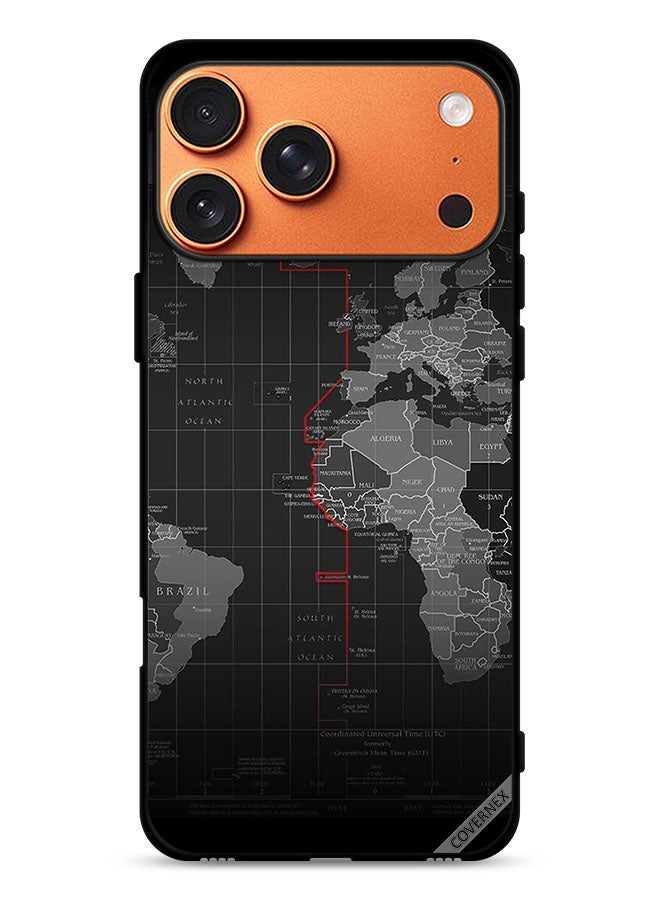 Covernex Apple iPhone 17 Pro Max Protective Case Cover World Map - Image 1